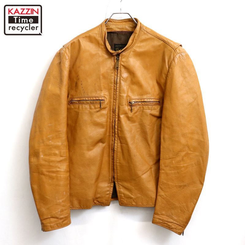 70s vintage Brooks Brothers シングルライダース レザージャケット