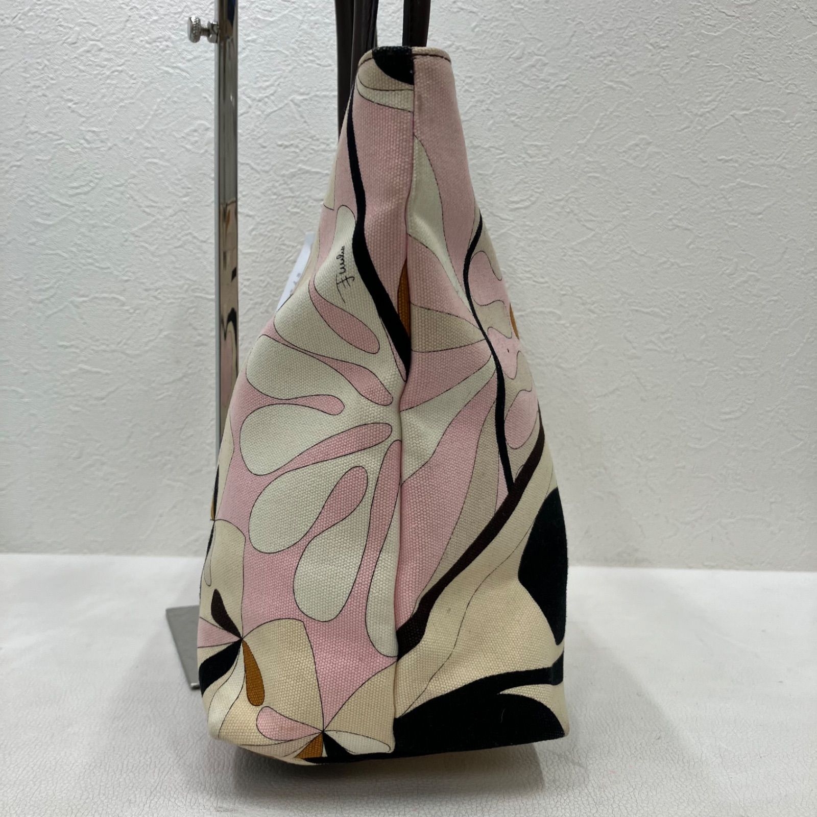 Y8733 EMILIO PUCCI エミリオプッチ トートバッグ 総柄 キャンバス