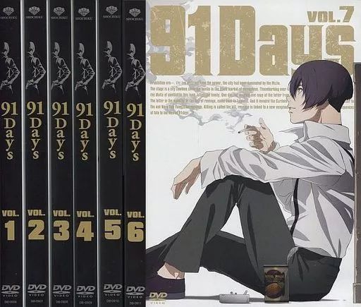アニメDVD 91 Days 初回 版 全7巻セット アニメイト全巻収納BOX付き