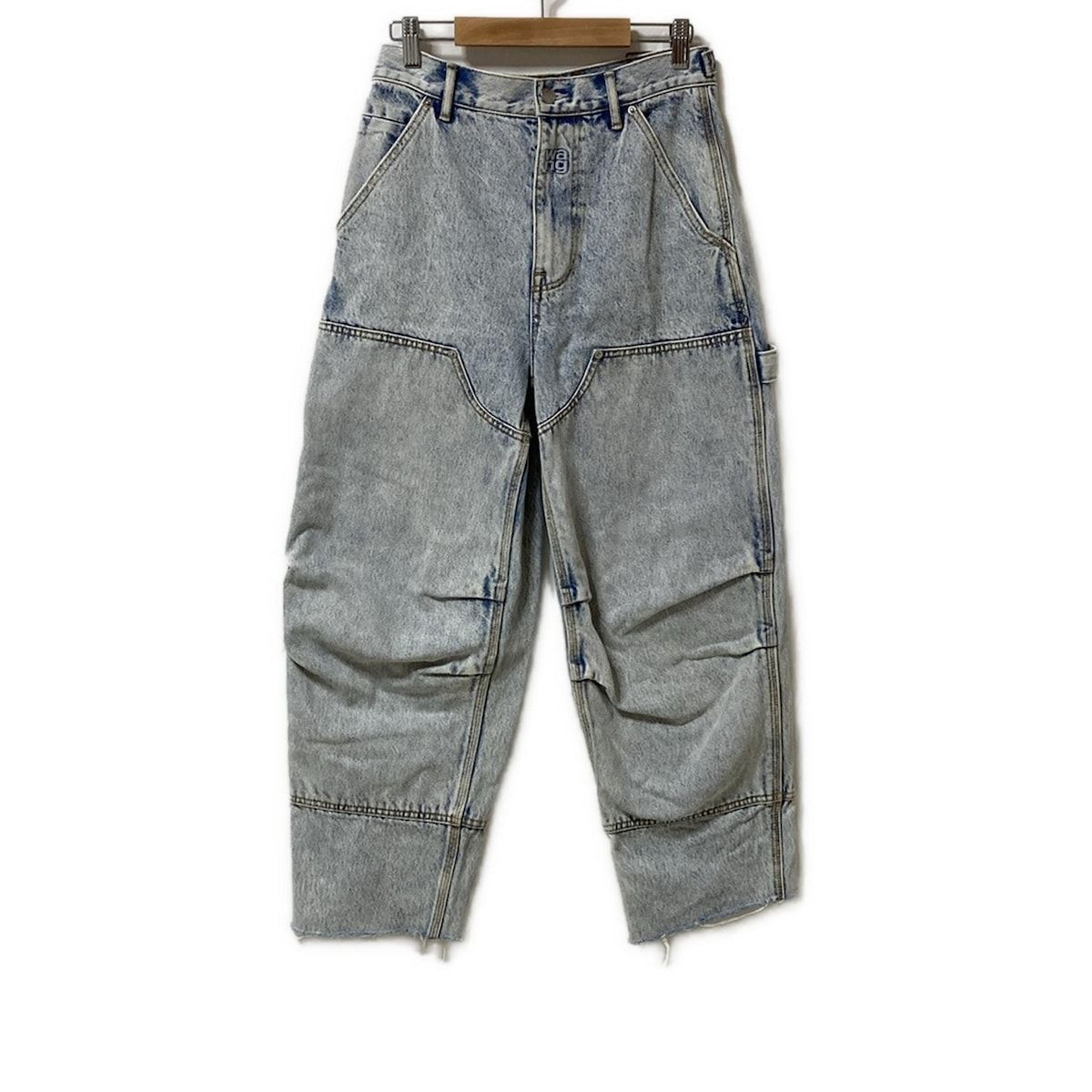 最終値下げ！アレキサンダーワン　ロゴジーンズ 4DC3244397486B.jpg