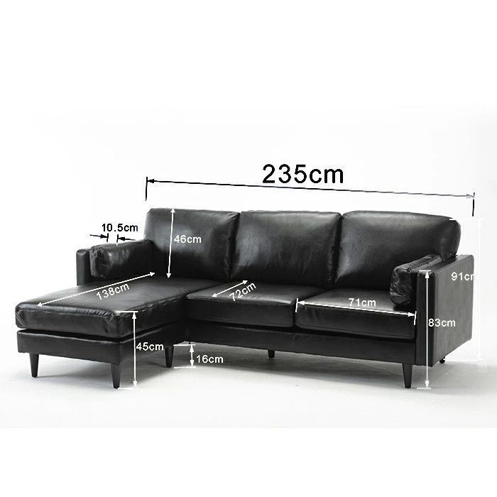  在庫処分価格数量 高品質 カウチソファ 3人掛け 脚部のみ取り付け 道具は必要なし ネイビー 西濃運輸営業所止め ベルベットモダン 2人掛け 3人掛けソファ ソファ ソファベッド