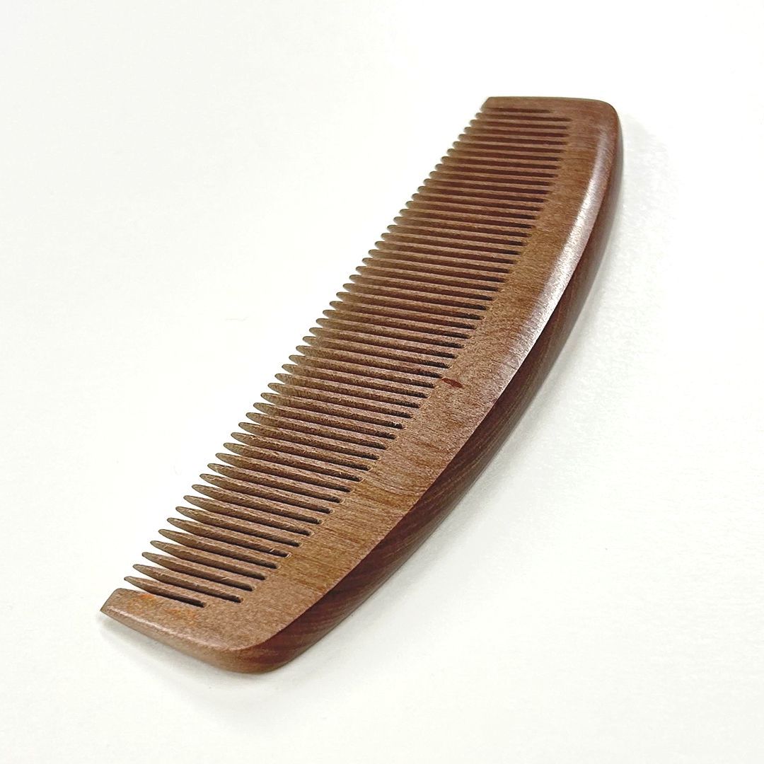 新品未使用】 いす櫛 お六櫛（とかし櫛・4寸5分・並歯） 希少品 名工