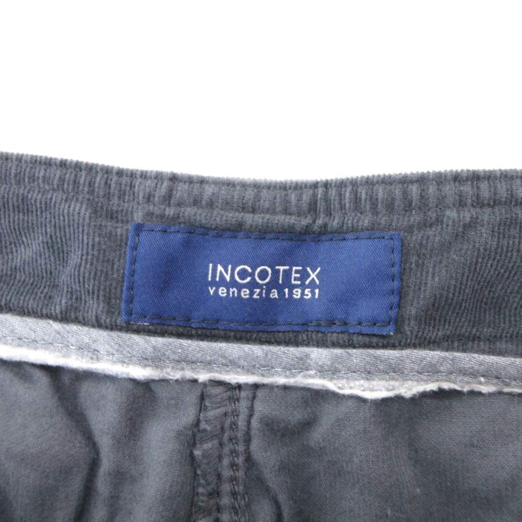 インコテックス INCOTEX コーデュロイ パンツ スラックス 40 紺  