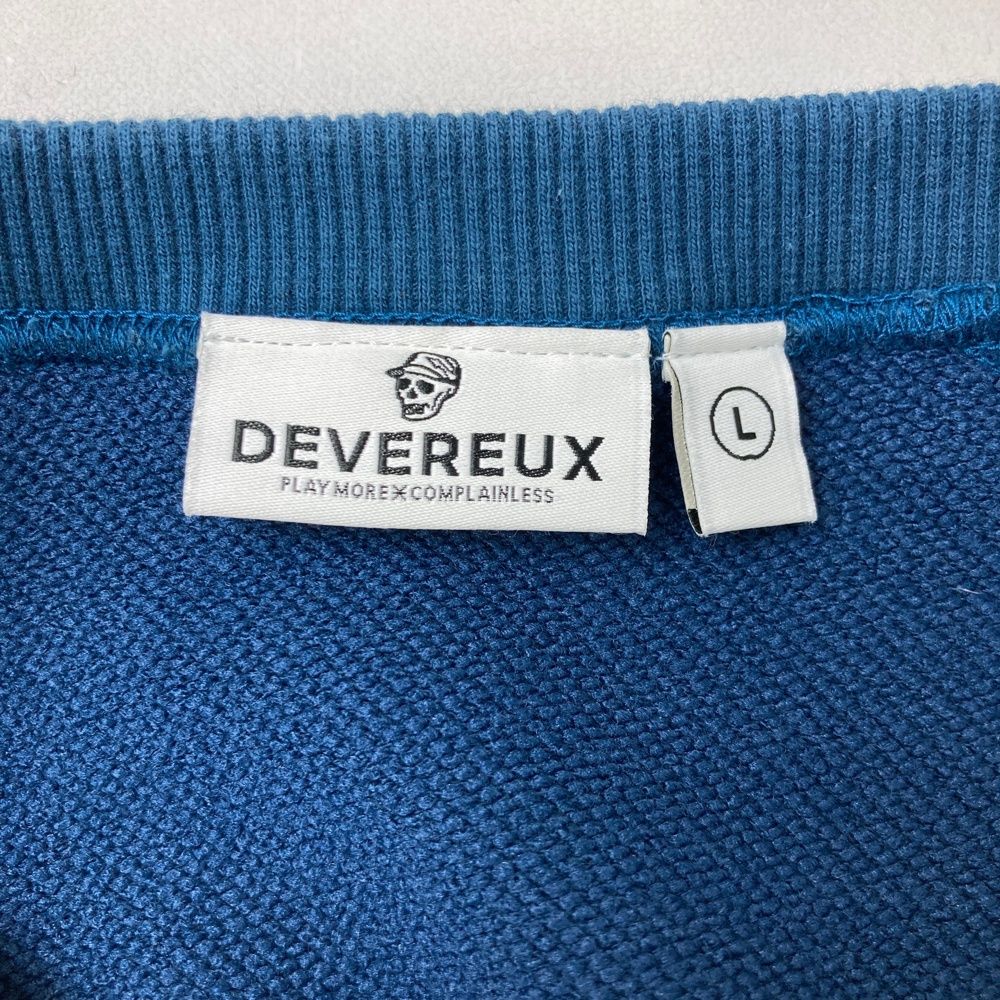 サイズ：L DEVEREUX GOLF デヴァローゴルフ スウェット トレーナー