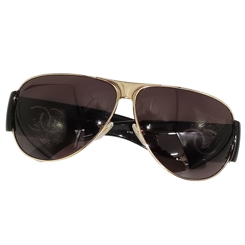 CHANEL シャネル 4153 ティアドロップ ココマーク サングラス ブラック