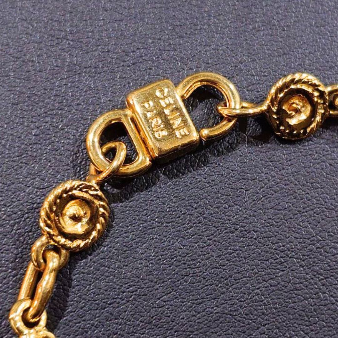 ヴィンテージ CELINE セリーヌ ブラゾン マカダム ラインストーン