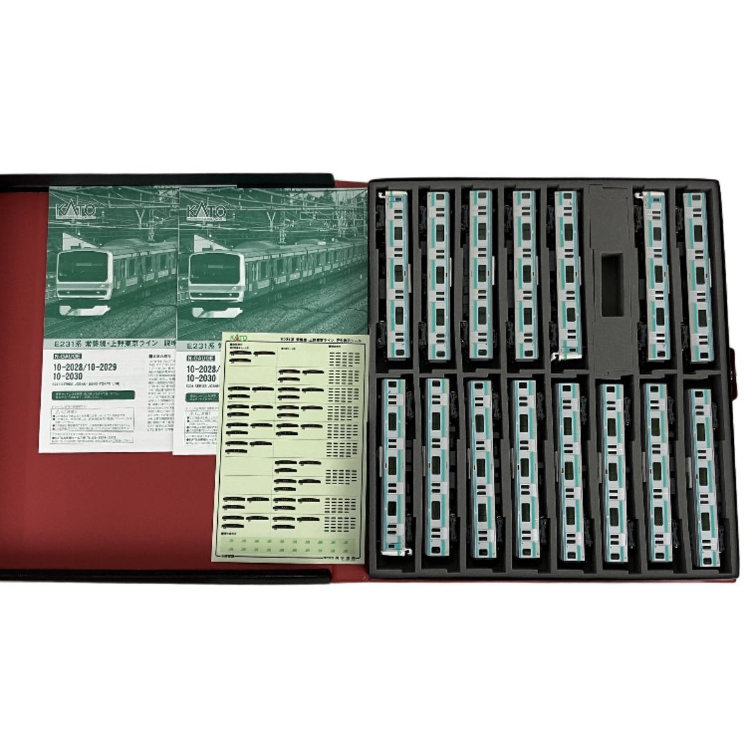 KATO 10-2028 10-2029 10-2030 E231系常磐線・上野東京ライン 基本増結