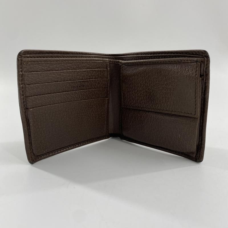 中古】GUCCI 二つ折り財布 673000・496334 GGスプリーム ブラウン