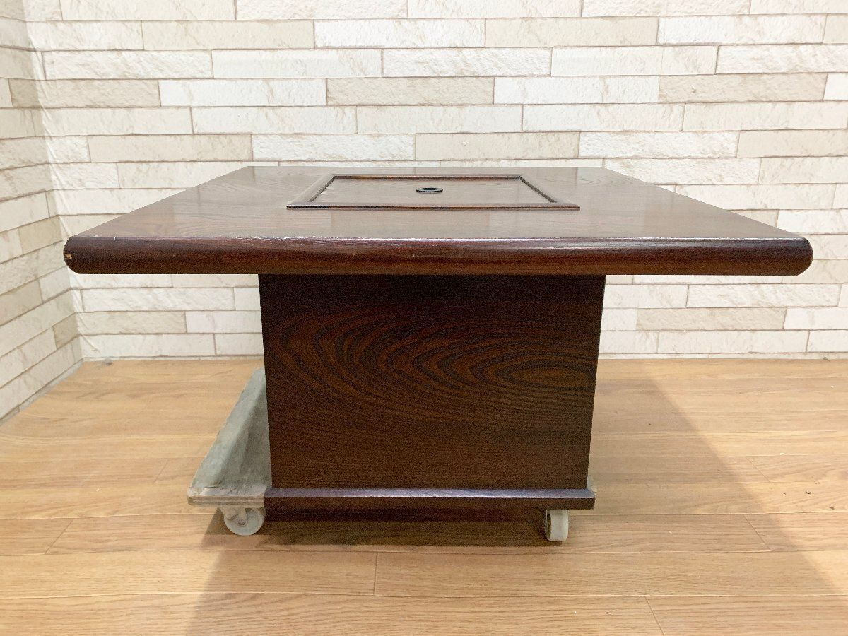 天然木　関西火鉢　長火鉢　火鉢　囲炉裏　大和火鉢　座卓　ローテーブル　炉端　食卓 ◇関西火鉢 古民具 囲炉裏テーブル 机 箱火鉢 木製 ローテーブル 座卓