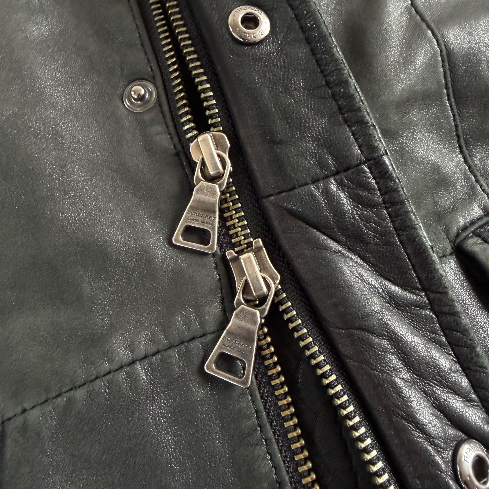 BURBERRY BLACK LABEL / バーバリーブラックレーベル スタンドカラー 