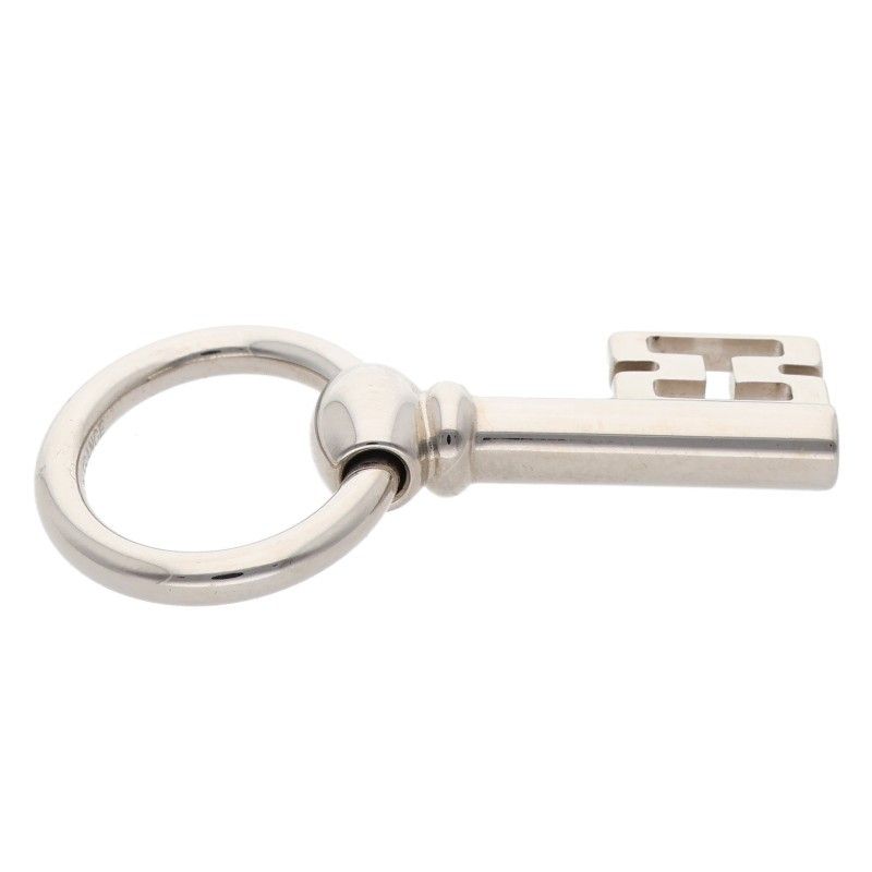 エルメス キュリオジテ シルバーキーモチーフネックレストップ メンズ