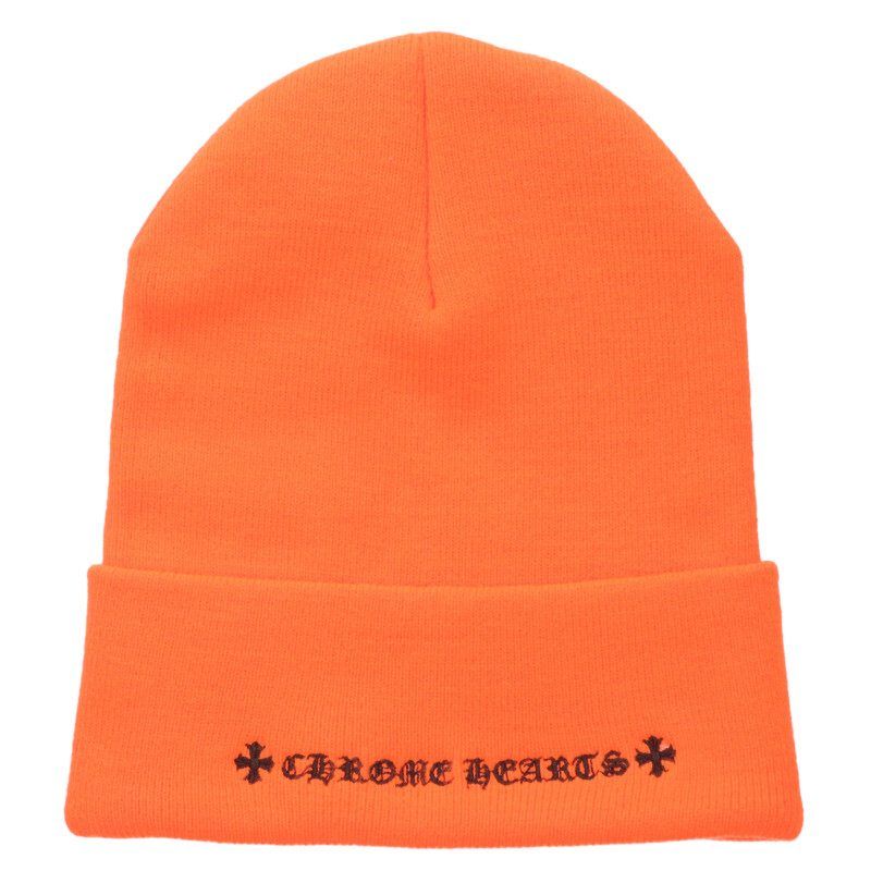 クロムハーツ WOOL WATCH CAP/ウールワッチキャップ CH刺繍ウール帽子