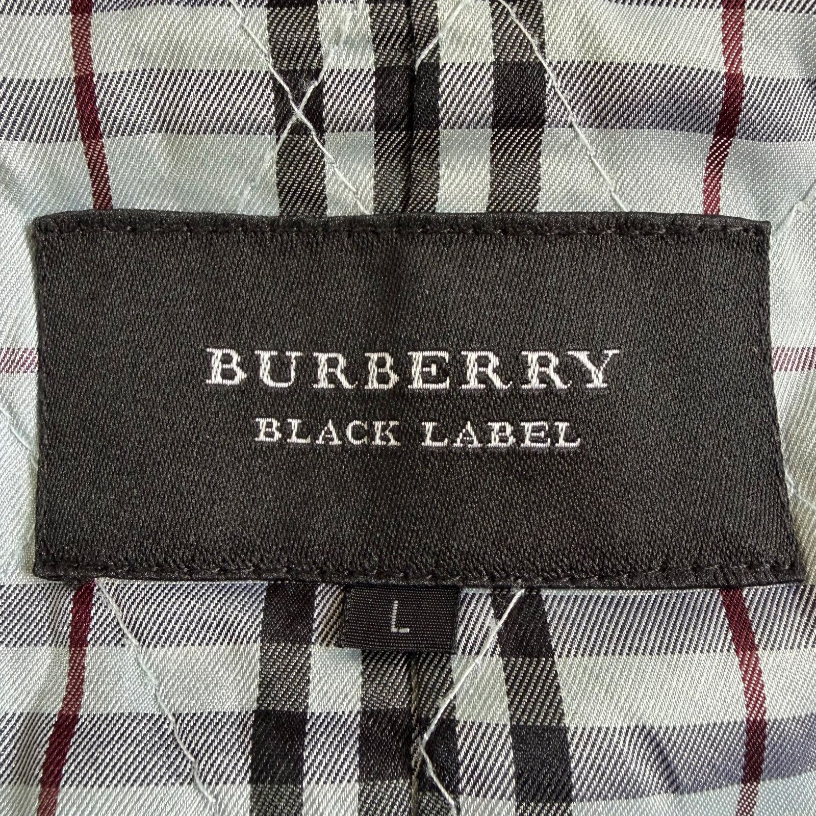 【極美品/L】バーバリーブラックレーベル ミリタリージャケット コーデュロイ 極美品▽BURBERRY BLACK LABEL バーバリーブラックレーベル