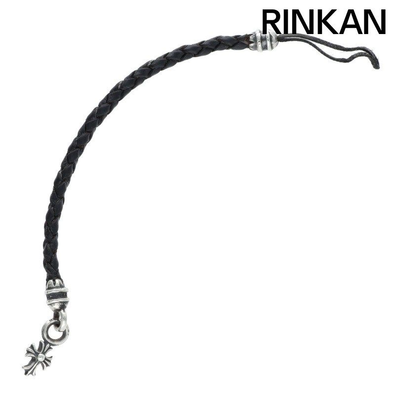 クロムハーツ　携帯ストラップ クロムハーツ 携帯ストラップ CHクロスチャーム付きレザー携帯