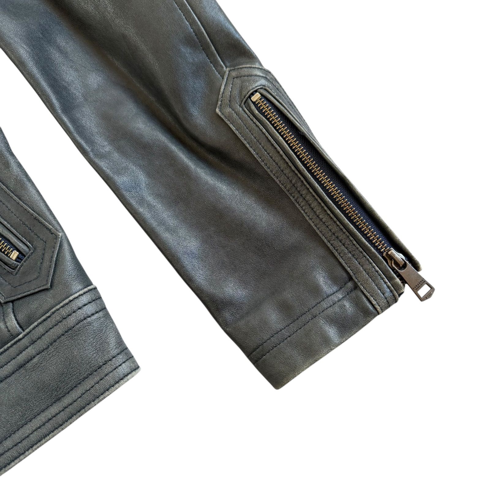 BURBERRY BLACK LABEL / バーバリーブラックレーベル ラムレザー