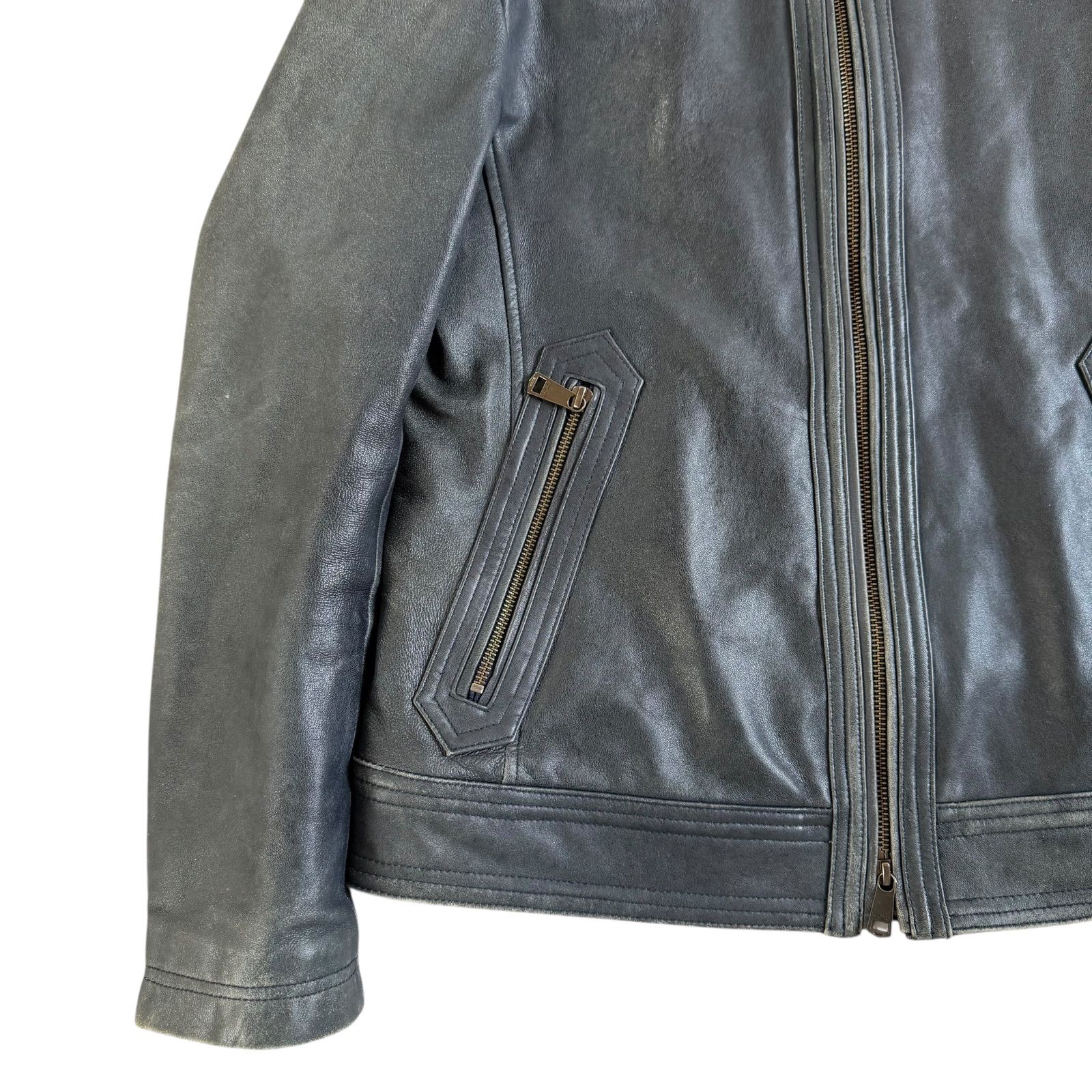 BURBERRY BLACK LABEL / バーバリーブラックレーベル ラムレザー