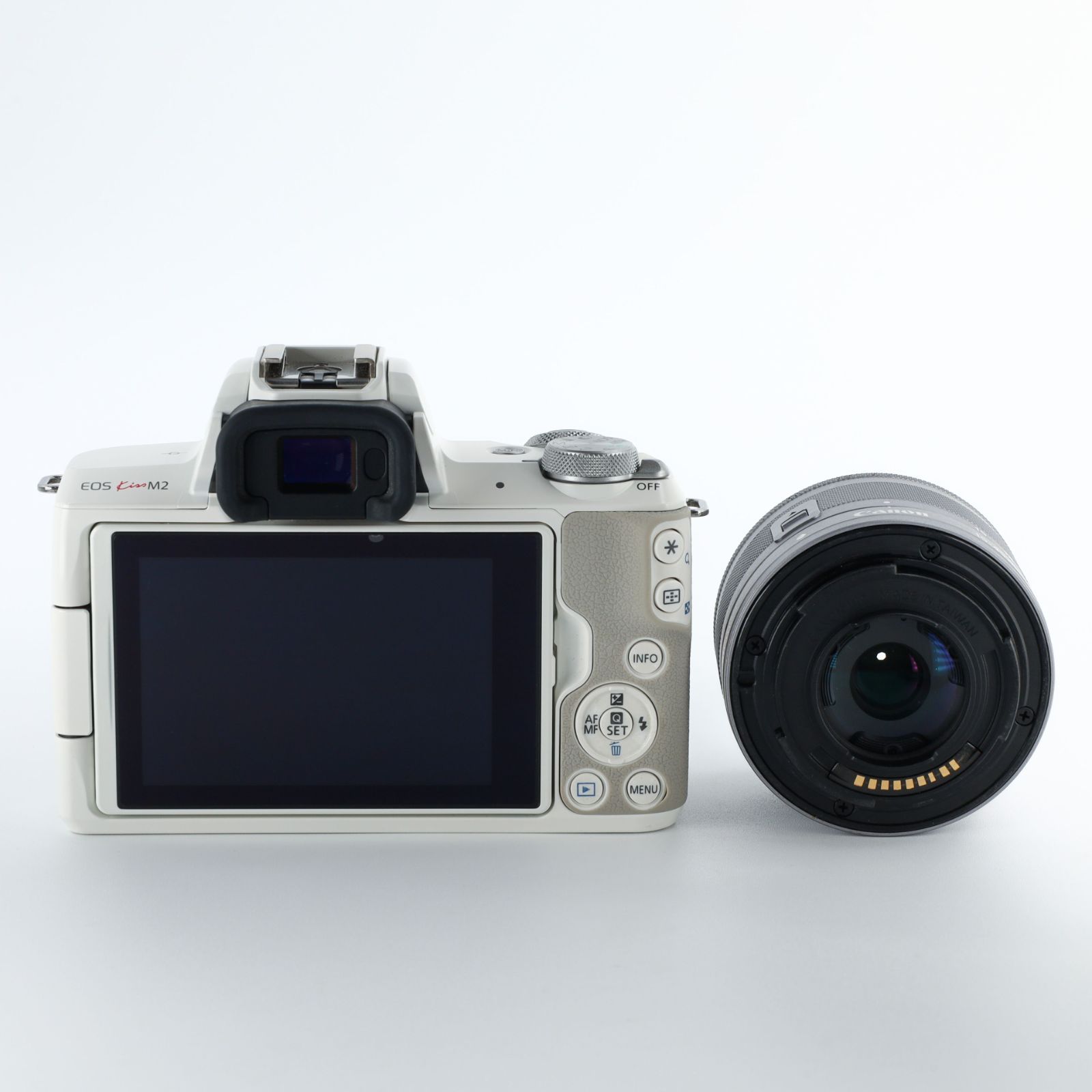 動作確認済】Canon キヤノン EOS Kiss M2 EF-M15-45 IS STM レンズ