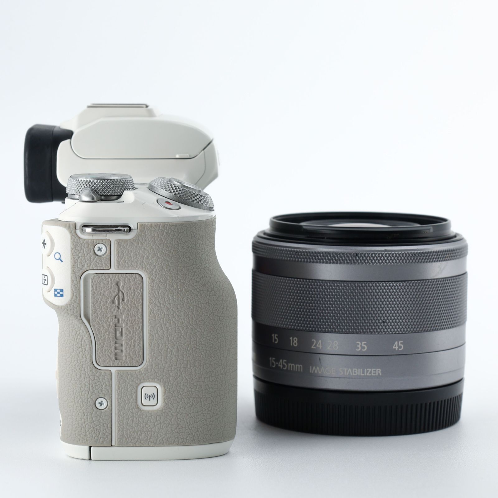 動作確認済】Canon キヤノン EOS Kiss M2 EF-M15-45 IS STM レンズ