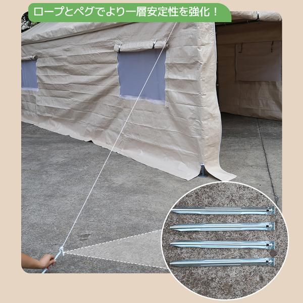  スチール車庫 ガレージ バイクガレージ テント 3 x 6 m 車庫テント ガレージテント UV カーポート 車庫 スチール物置 物置 車庫