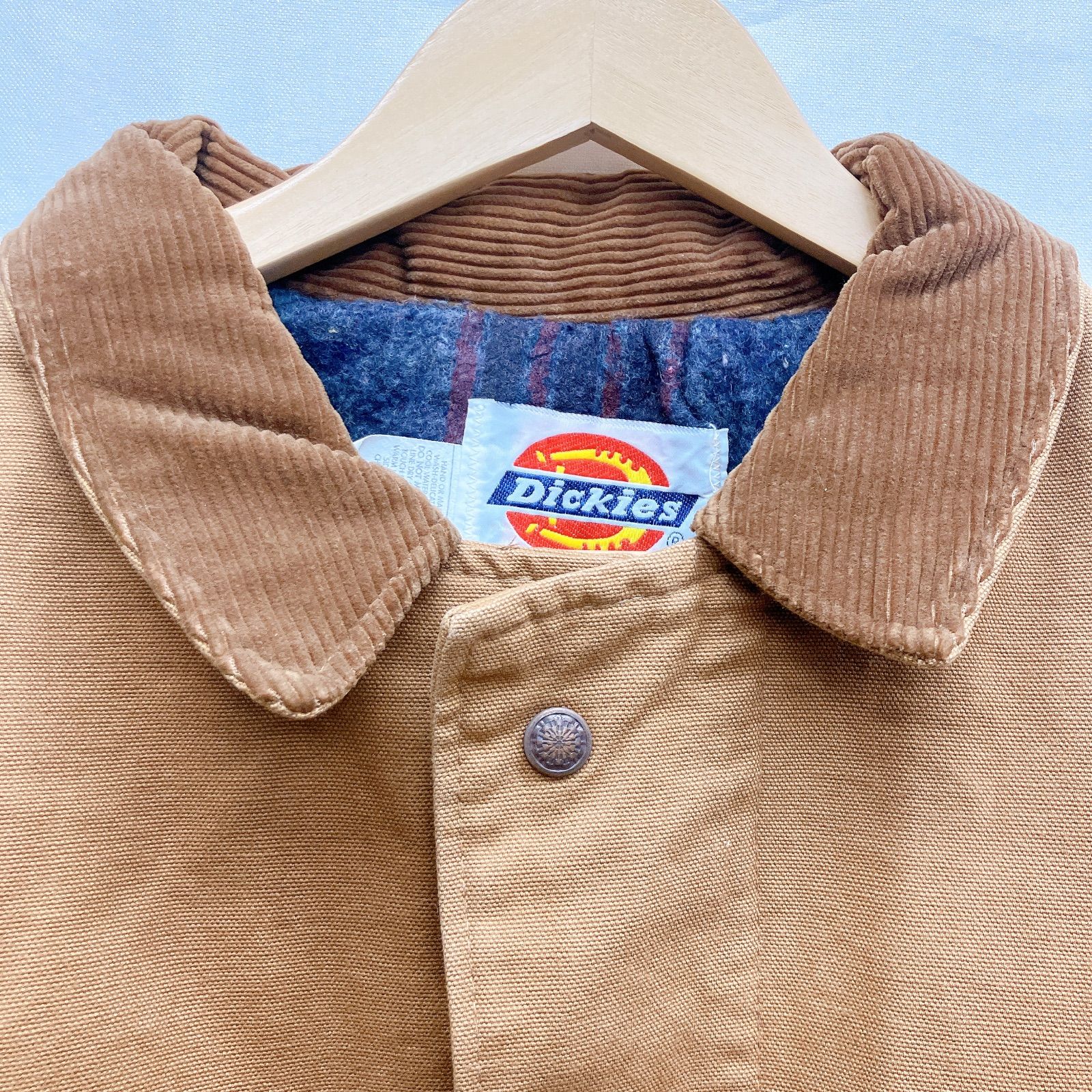 Dickies ディッキーズ ダックカバーオール USA製 80sサイズL キャメル