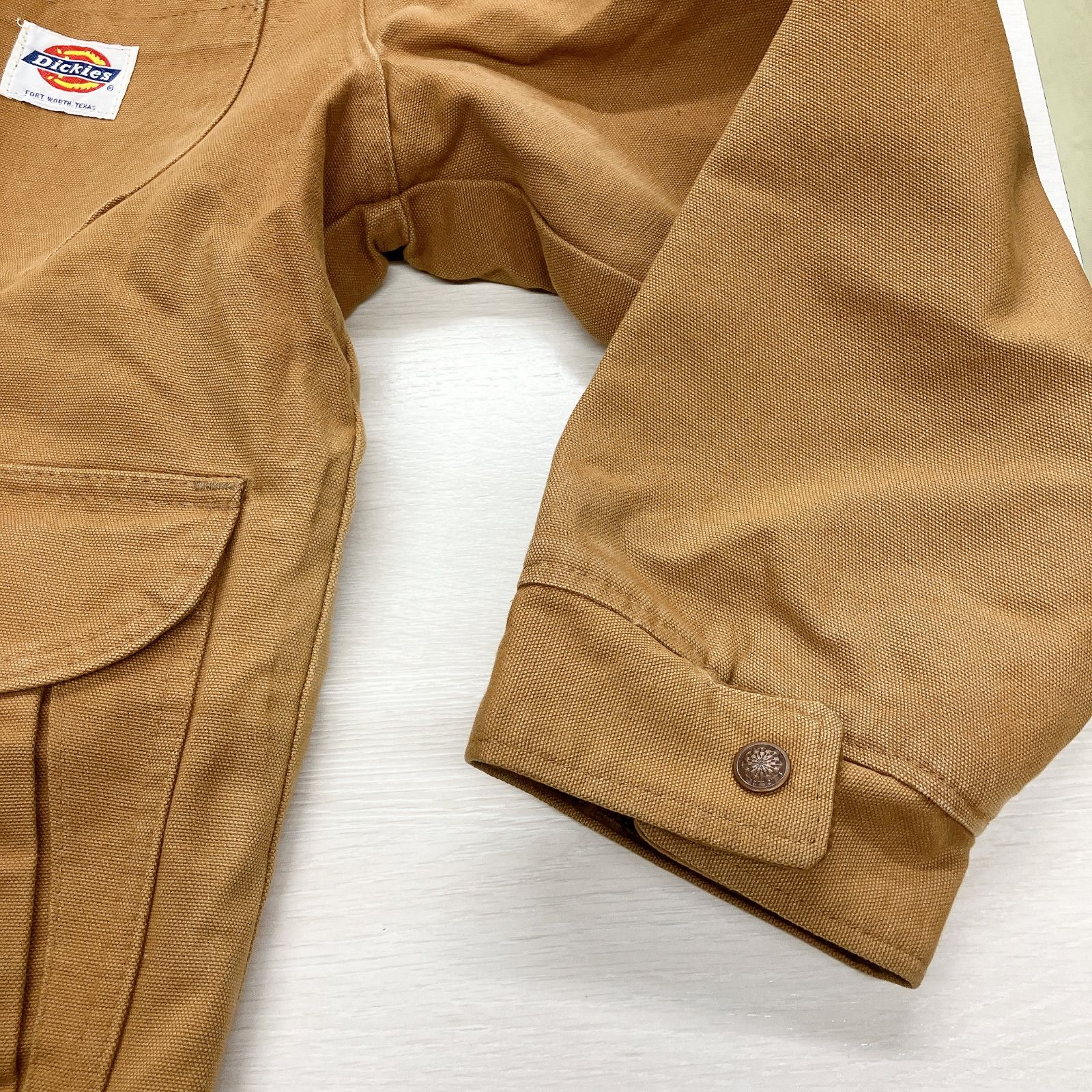 Dickies ディッキーズ ダックカバーオール USA製 80sサイズL キャメル