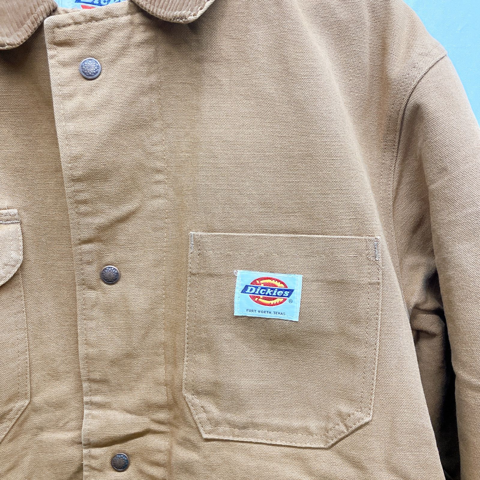 Dickies ディッキーズ ダックカバーオール USA製 80sサイズL キャメル