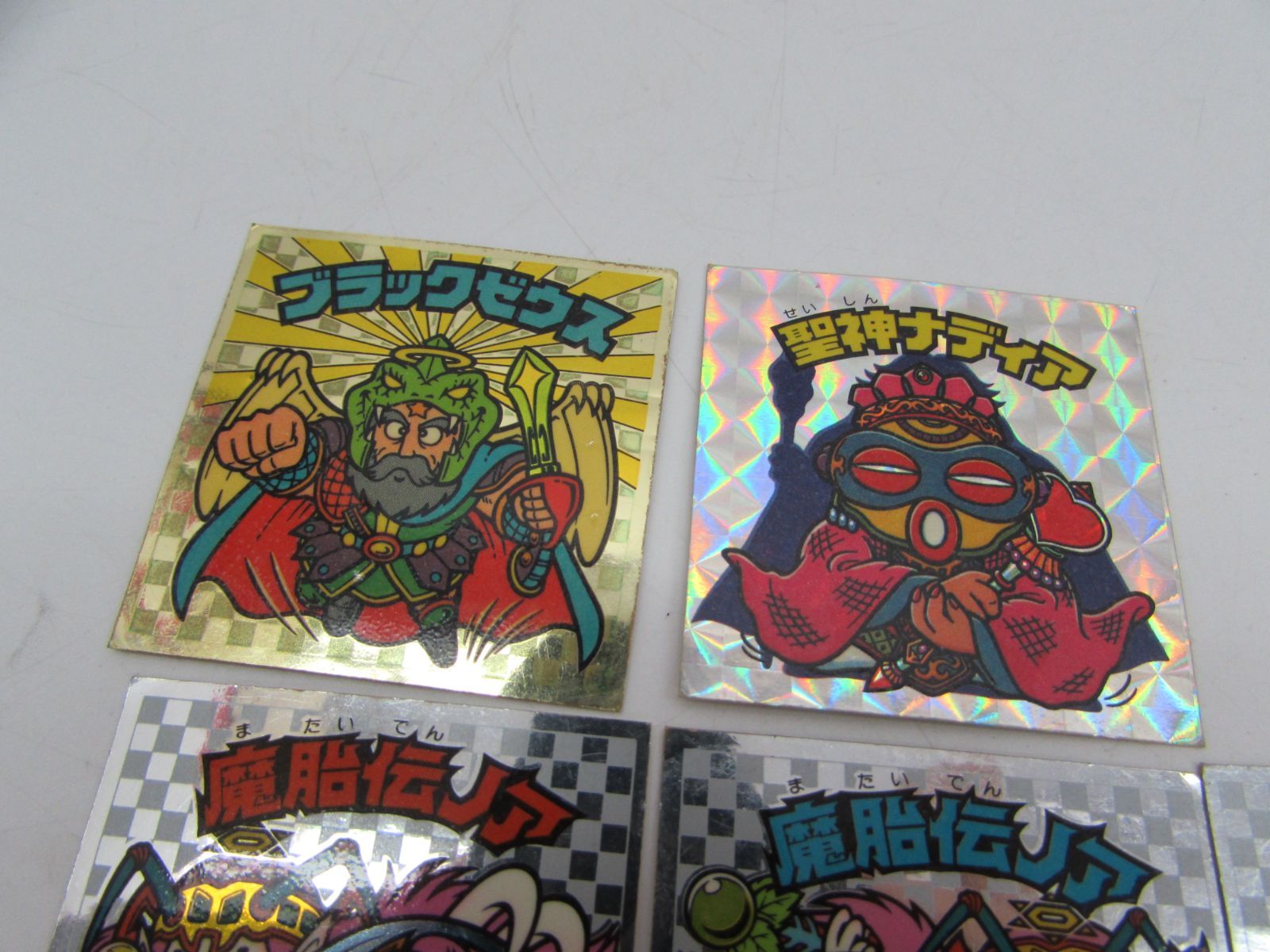 旧ビックリマン ビックリマンシール 悪魔VS天使シリーズ 裏面 黄色