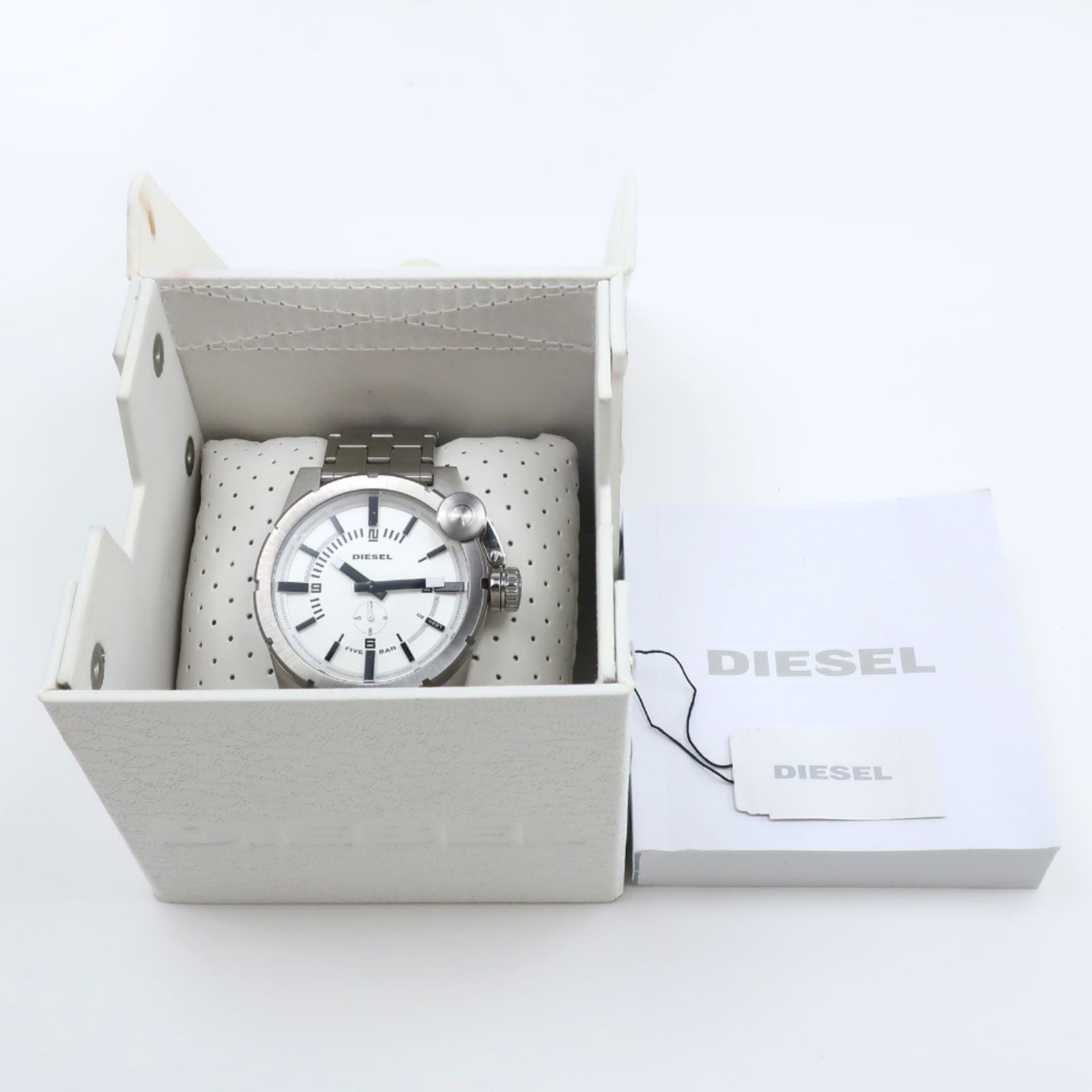 DIESEL】ディーゼル DZ-4237 ステンレススチール シルバー クオーツ 