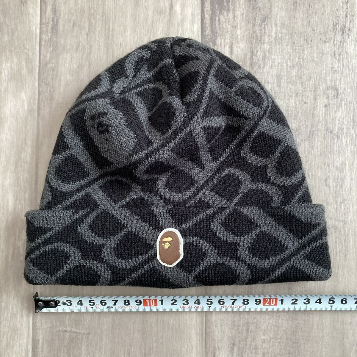 BAPE SPORT MONOGRAM ニット帽 ビーニー a bathing ape Beanie Knit