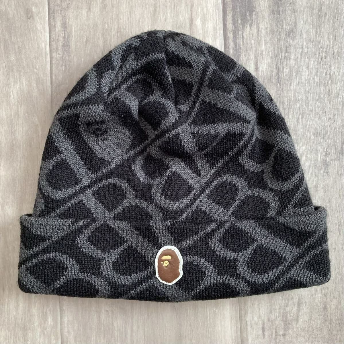ベイプ BAPE A BATHING APE ビーニー ニット帽 BAPE SPORT MONOGRAM ニット帽 ビーニー a bathing ape Beanie Knit