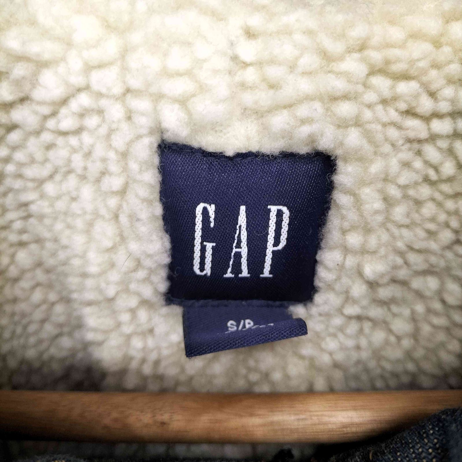 ギャップ Gap 00s OLD 裏地ボアフロントトグルボタンデニムジャケット