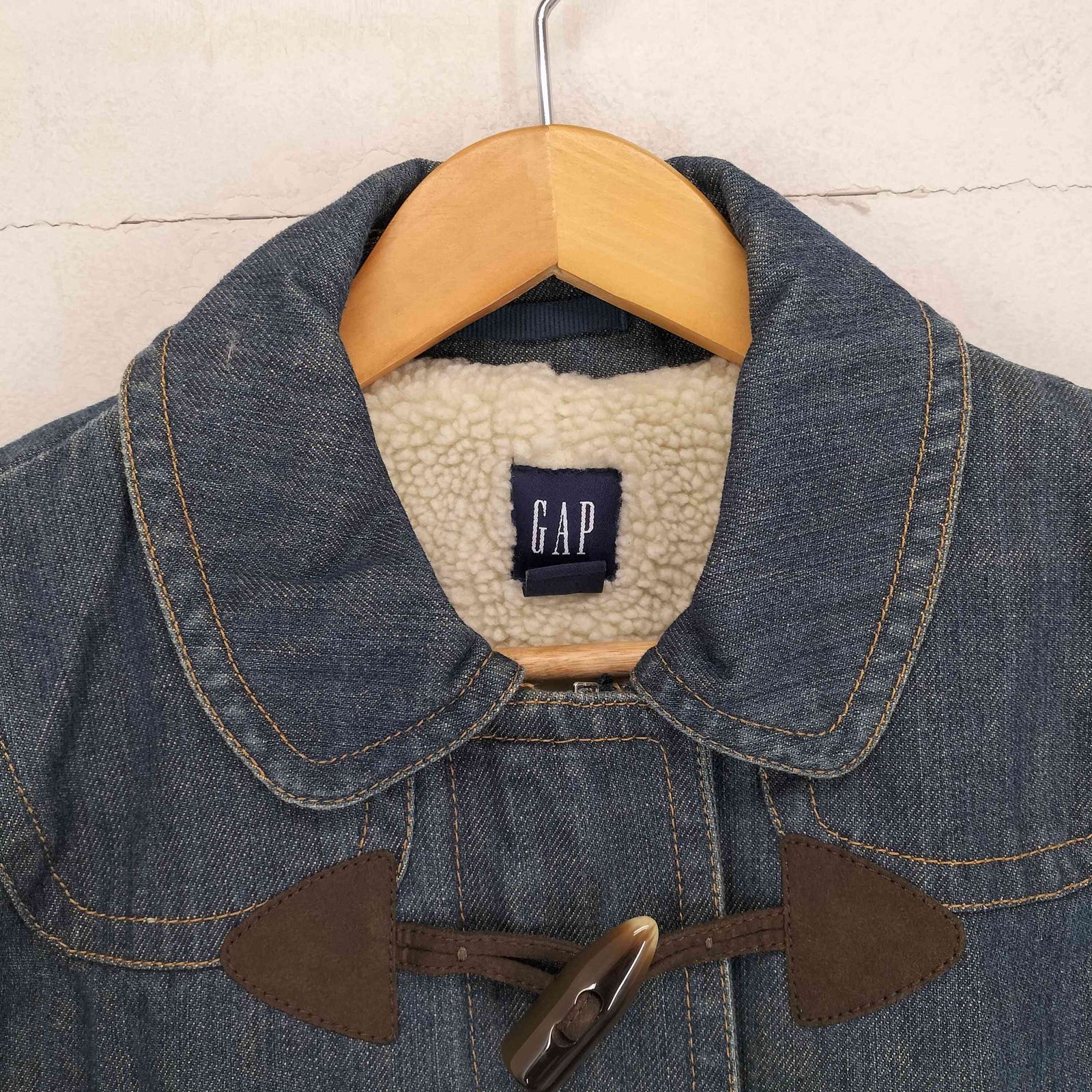 ★超メルカリ市★未使用・タグ付き★GAP ボア裏地 デニムジャケット L GAP DENIM ギャップ ボア デニム ジャケット 裏ボア - メルカリ