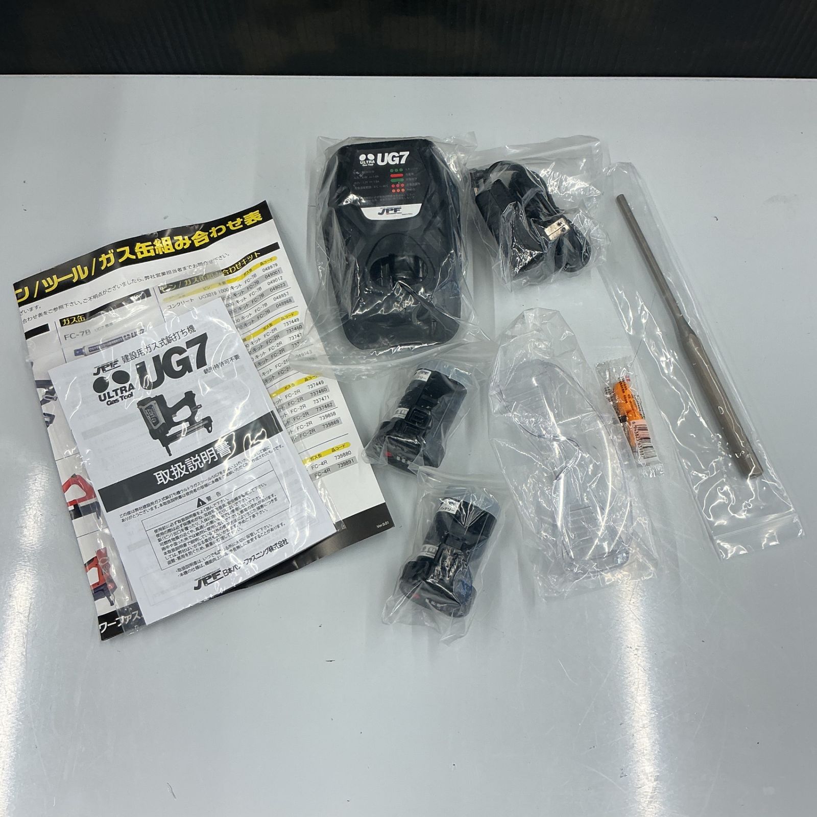 未使用】 JPF コードレスガスネイラ ウルトラガスツール UG7 【越谷店