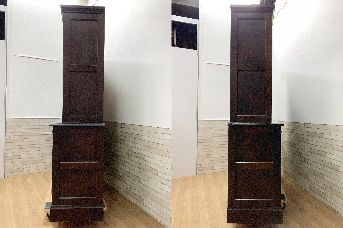 ◇北海道民芸家具 カップボード 大型 食器棚 キャビネット 飾り棚