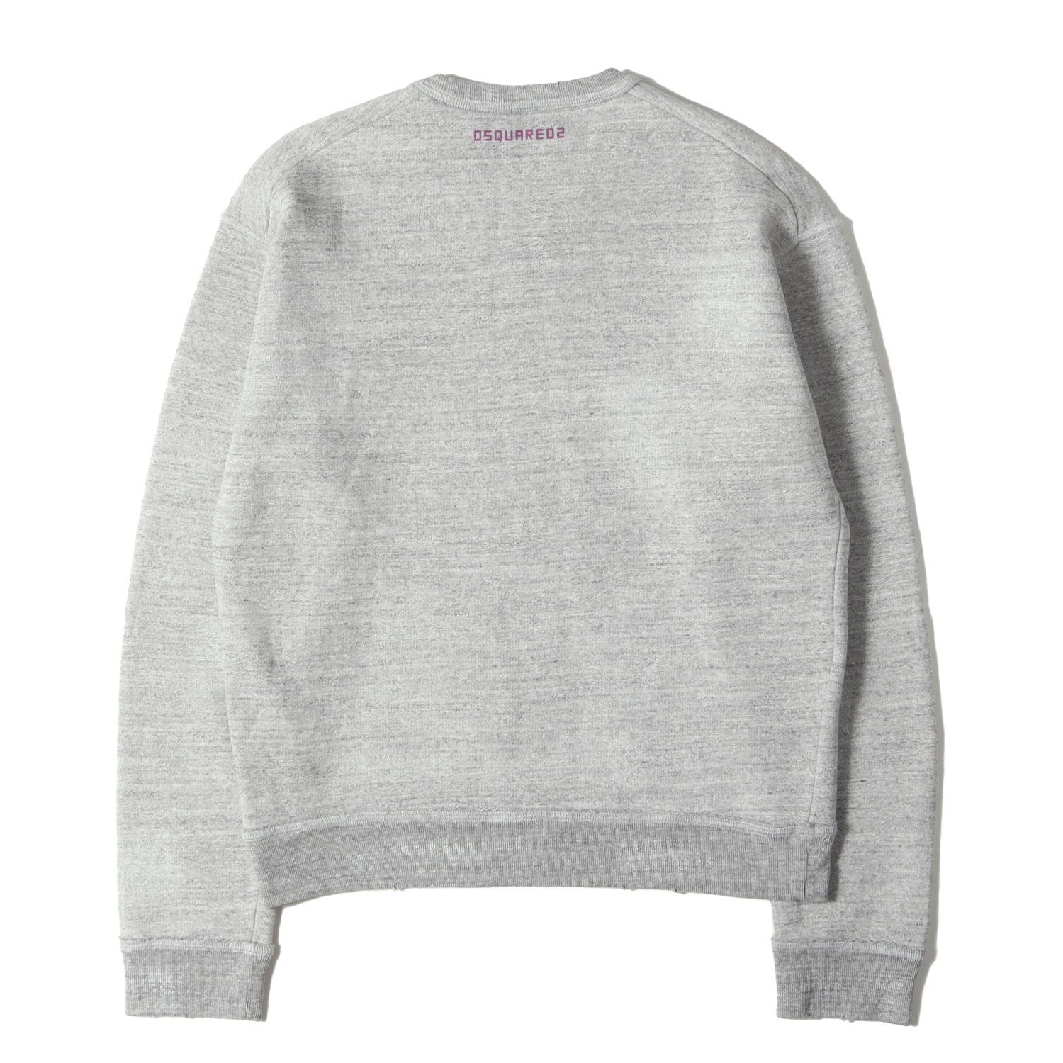 美品】DSQUARED2 ディースクエアード スウェット グレー サイズ:M 