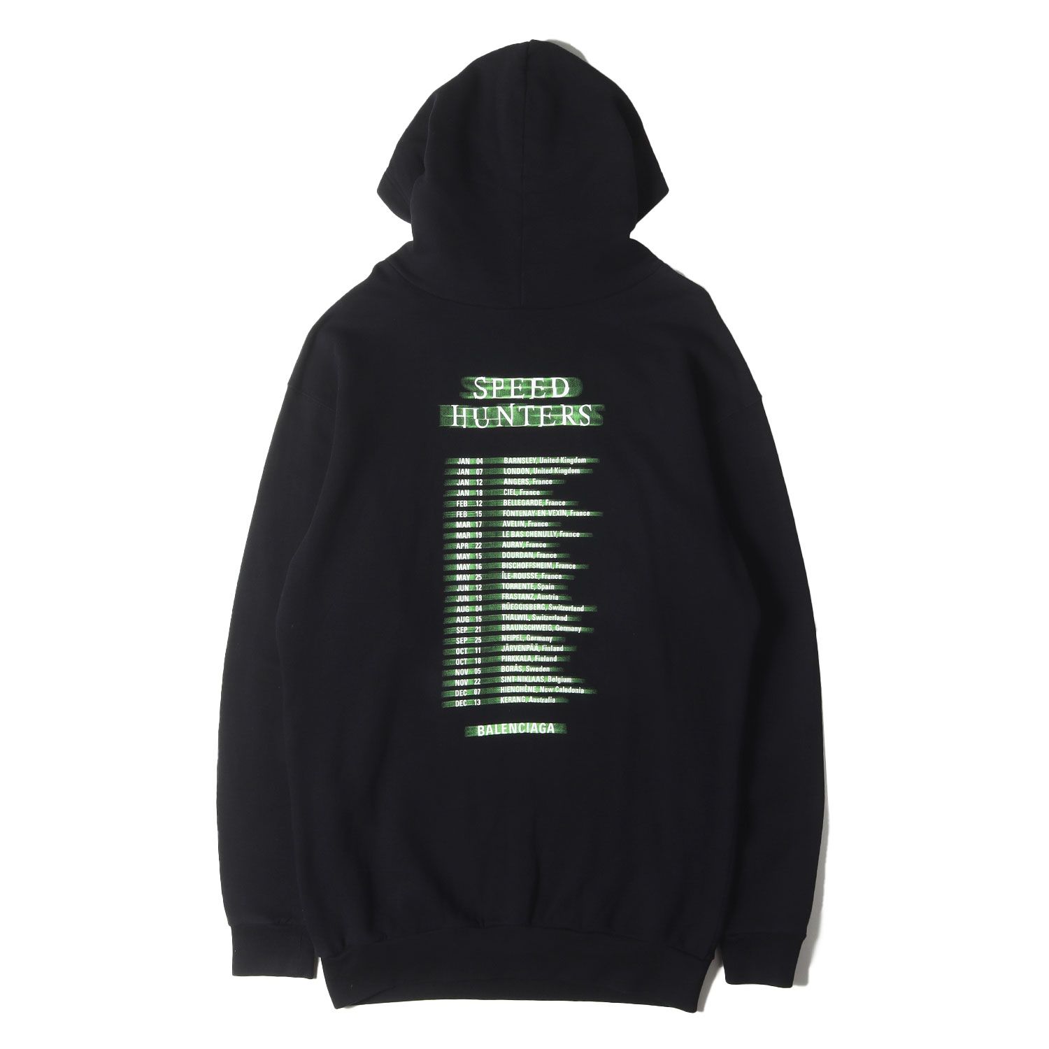 BALENCIAGA スピードハンター パーカー BALENCIAGA バレンシアガ パーカー ブラック 黒 サイズ:XS | スピード