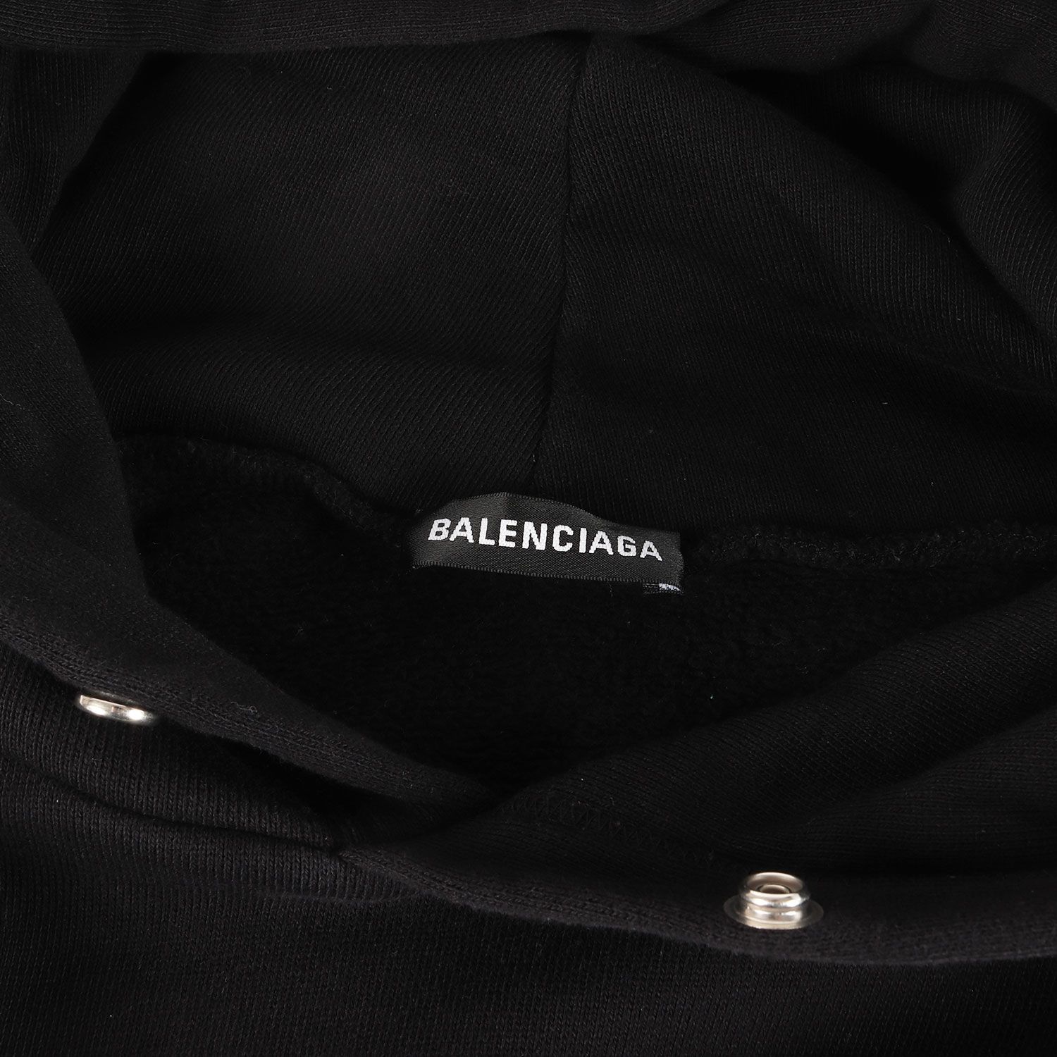 BALENCIAGA フーディ XS ブラック BALENCIAGA バレンシアガ パーカー ブラック 黒 サイズ:XS | スピード