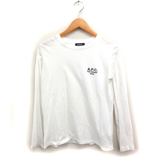 アーペーセー A.P.C. ロングスリーブ Tシャツ ロンT ロゴ刺繍 コットン
