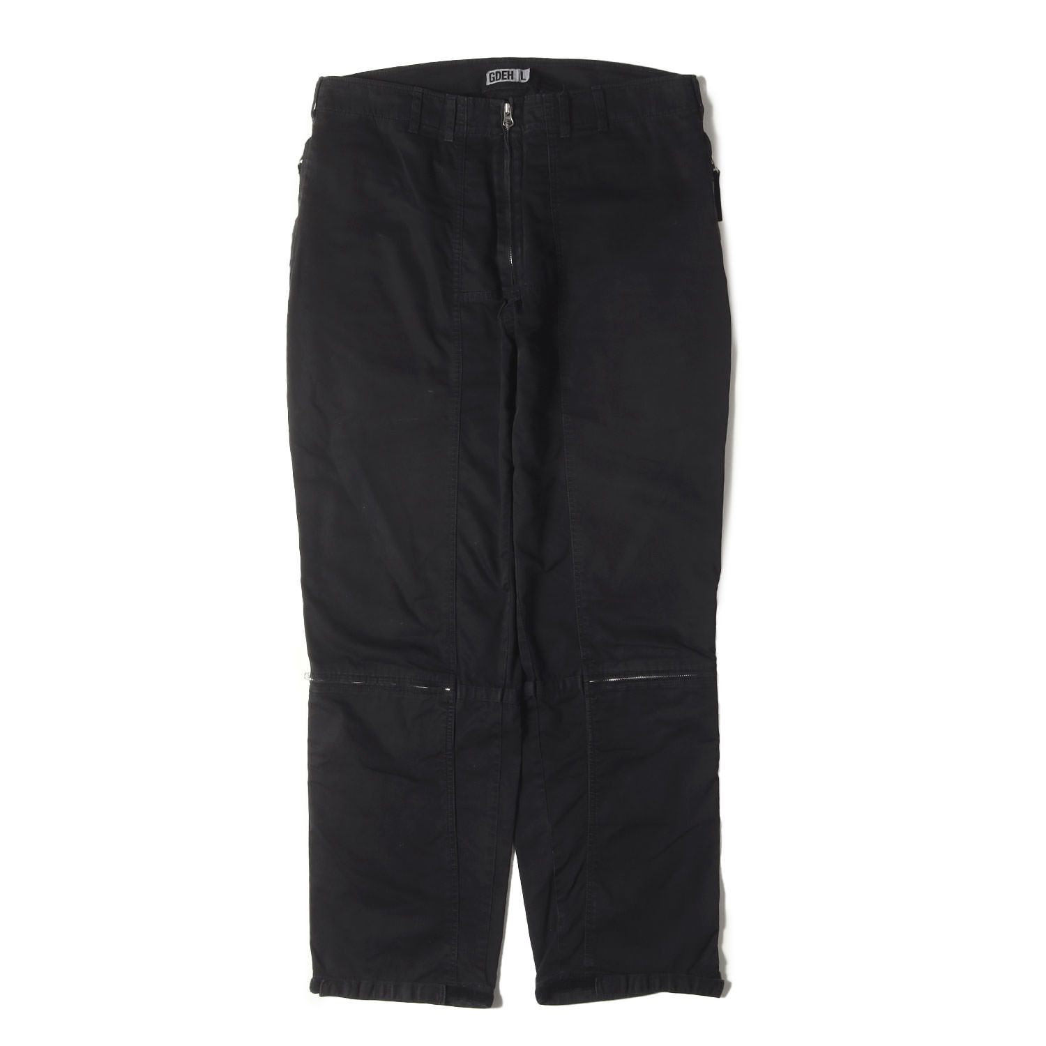 goodenough グッドイナフ　黒　ブラック ワークパンツ　90s GOOD ENOUGH グッドイナフ パンツ ブラック 黒 サイズ:L | 00s