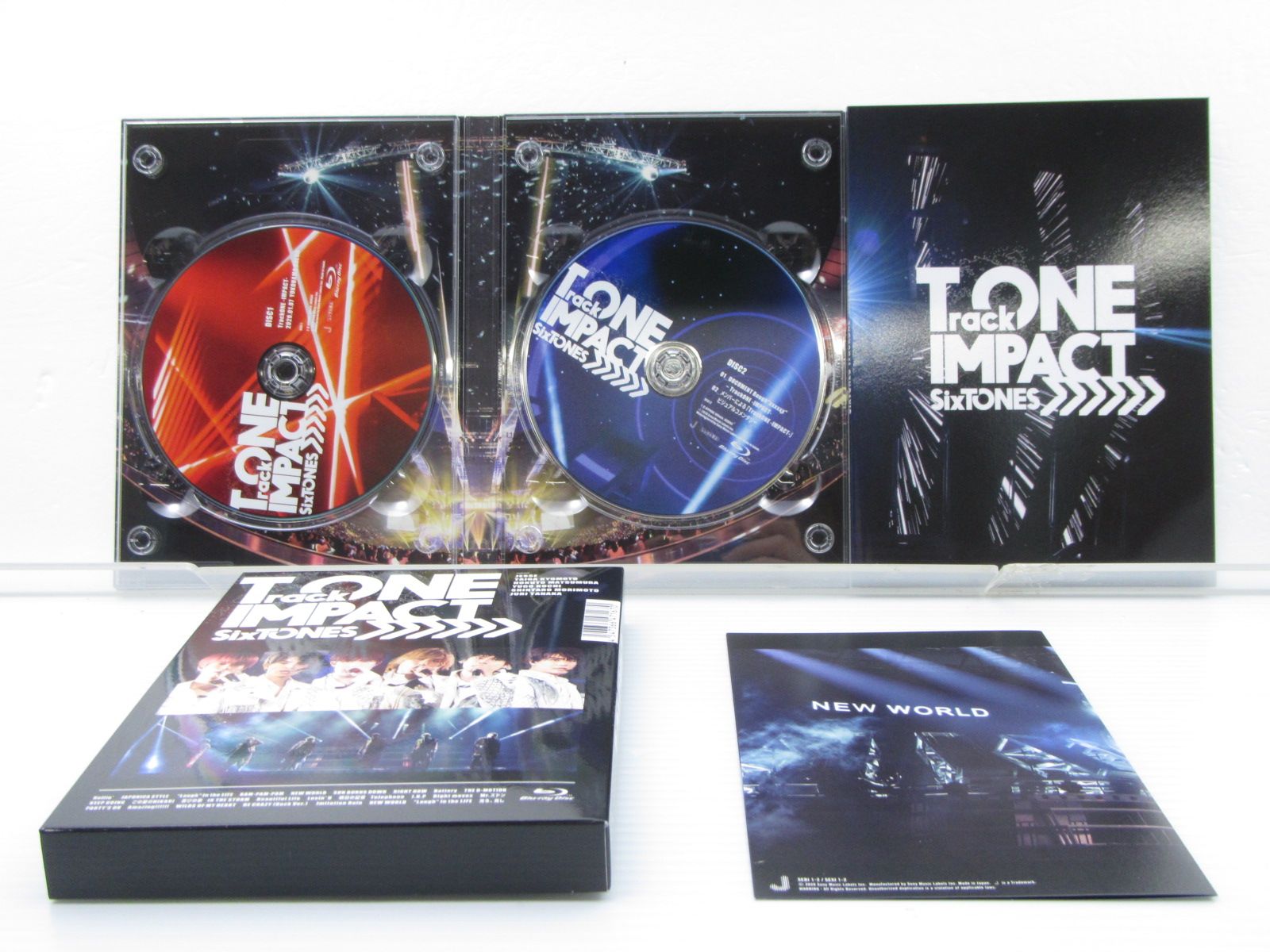 SixTONES Blu-ray Track ONE IMPACT 初回盤(三方背デジパック仕様) 2BD