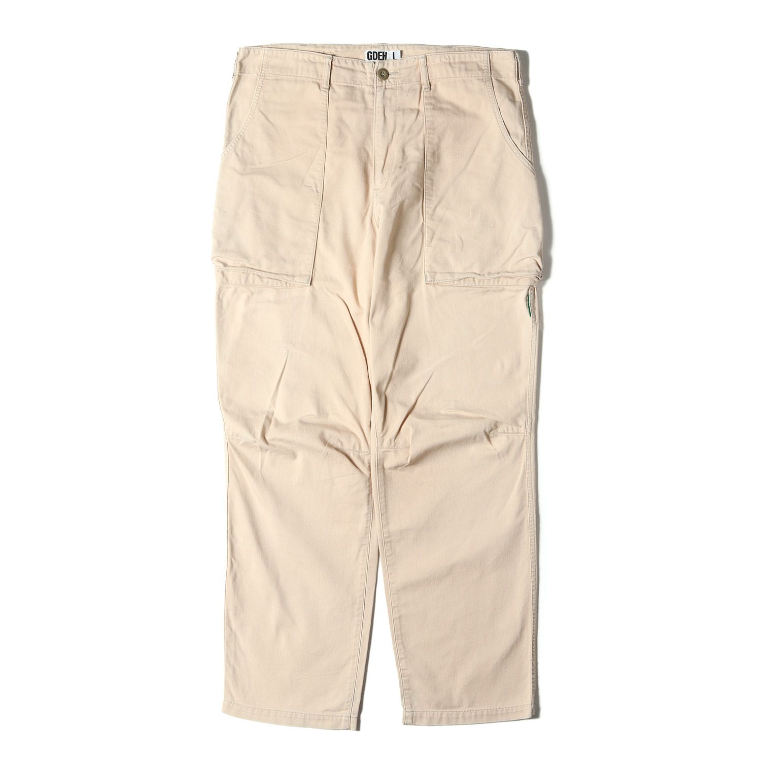 00s Y2K GOODENOUGH グッドイナフ モールスキンパンツ ベージュ GOOD ENOUGH グッドイナフ パンツ ベージュ サイズ:L | 00s コットン