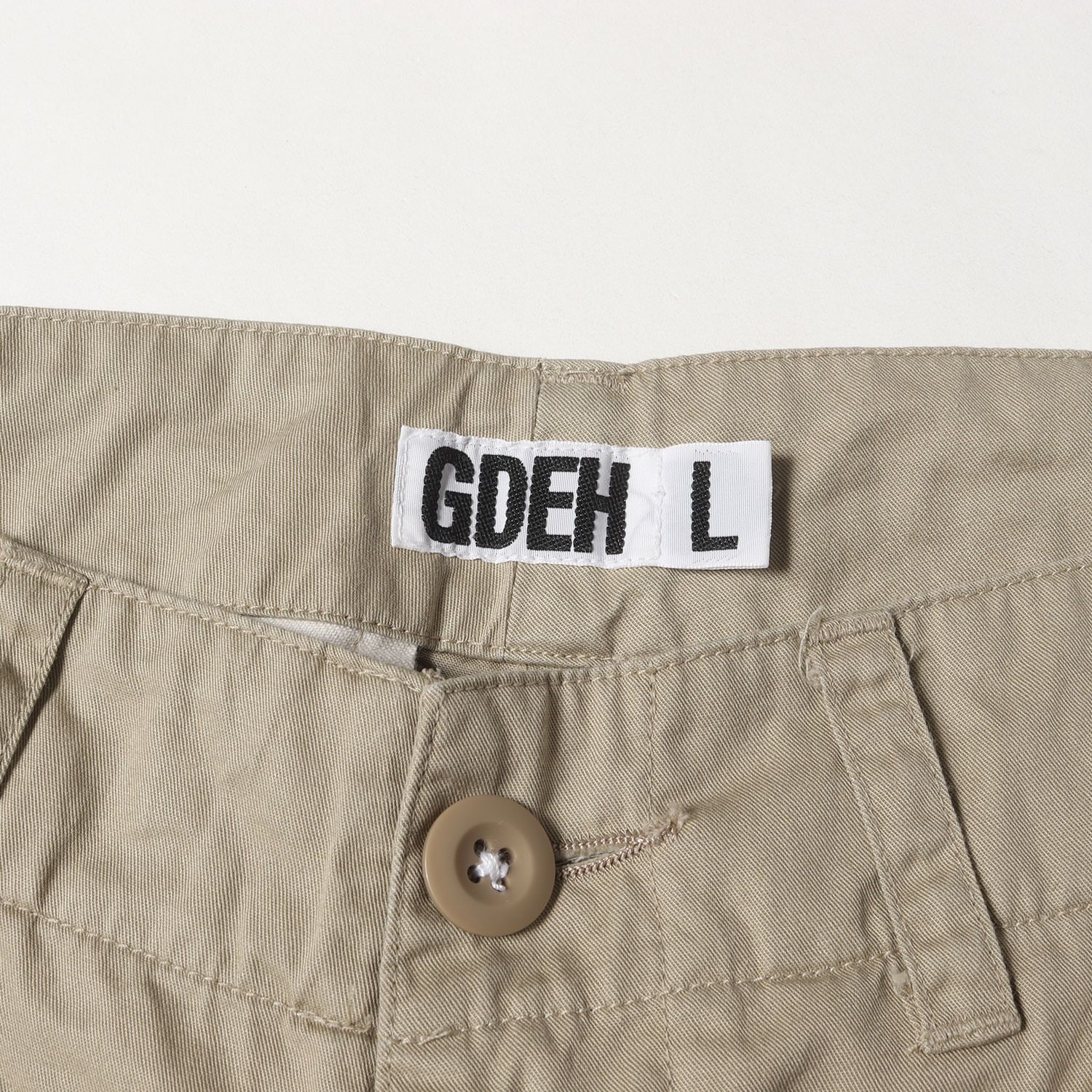 GOOD ENOUGH グッドイナフ パンツ ベージュ サイズ:L | 00s コットン