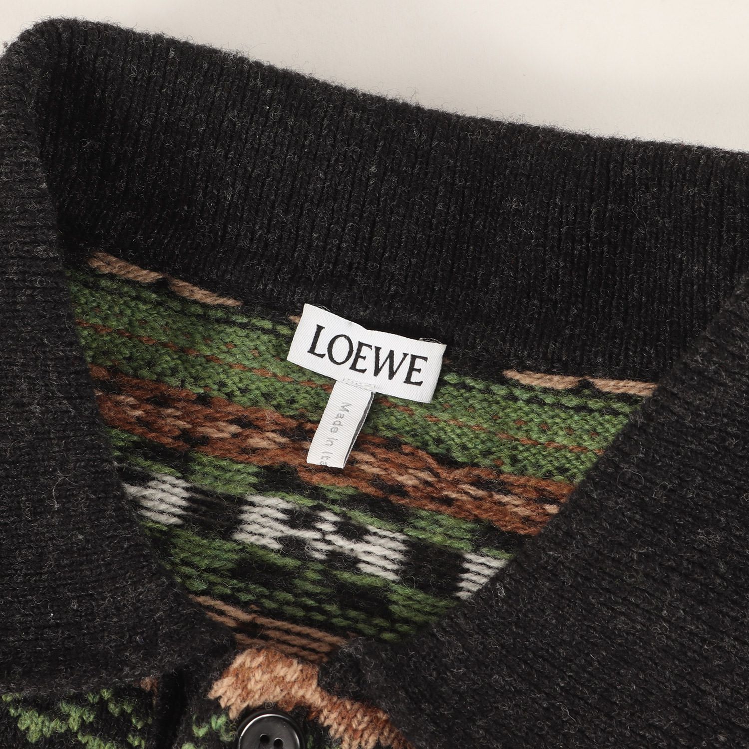 美品】LOEWE ロエベ ポロシャツ サイズ:S | 24AW フェアアイル ジャ