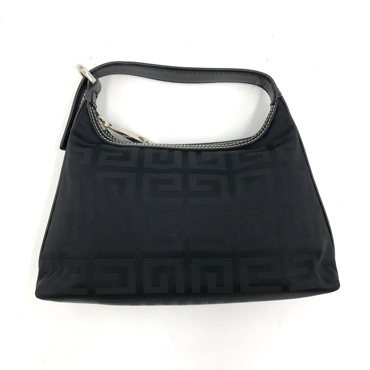 GIVENCHY ジバンシィ ハンドバッグ 4Gロゴ 総柄 黒 ◇美品 GIVENCHY ジバンシィ ハンドバッグ 4Gロゴ 総柄 黒 ◇美品