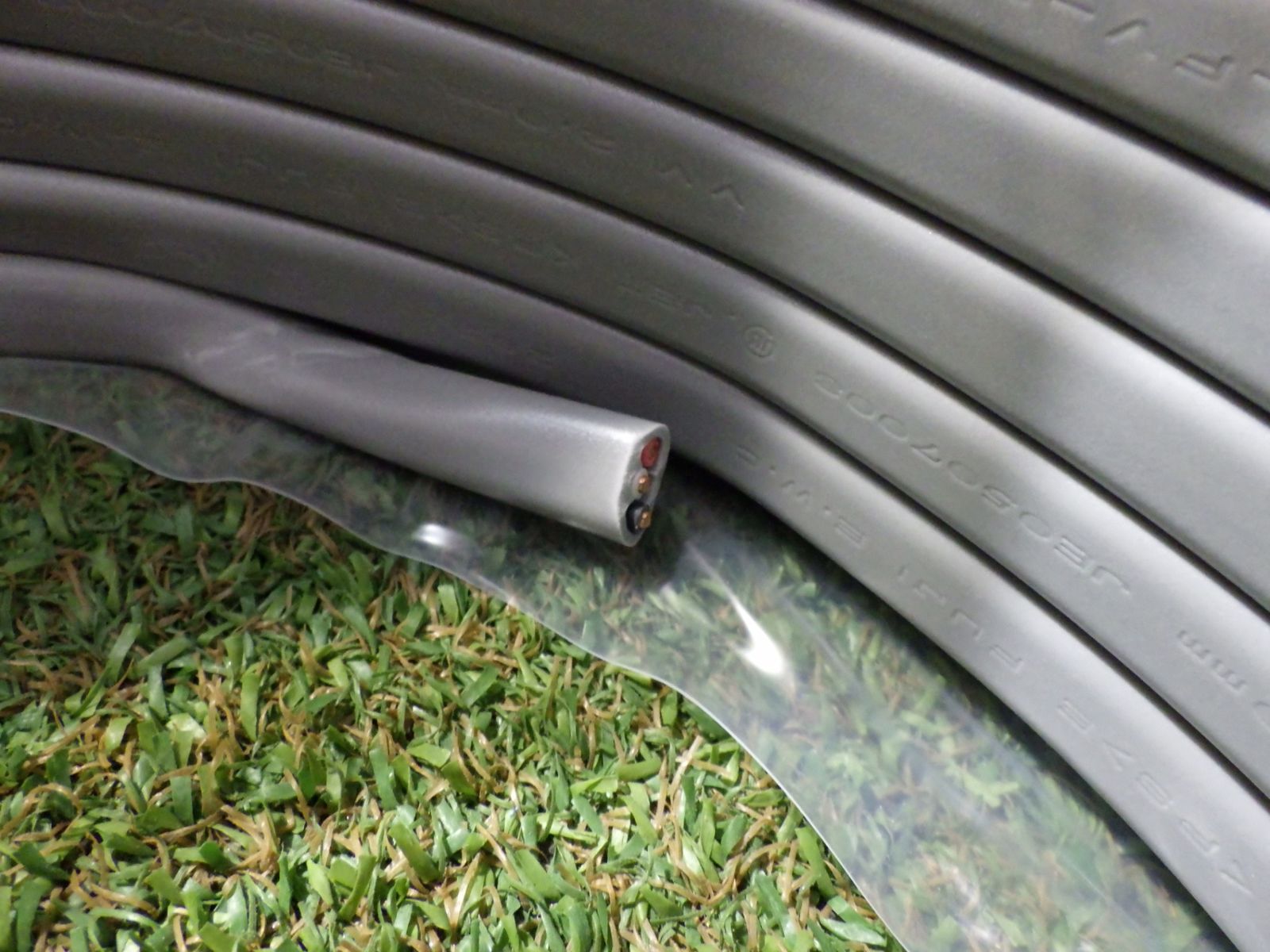  富士電線 VVFケーブル .0 mm 100 m 灰色 製造 3芯 3 c 店頭展示品 ♥ 電設資材 材料 資材