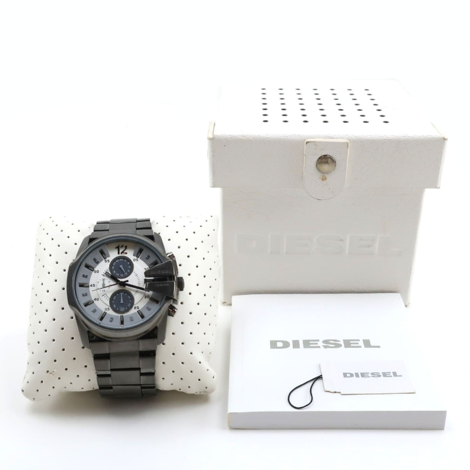 DIESEL】ディーゼル DZ-4225 ステンレススチール ガンメタリック