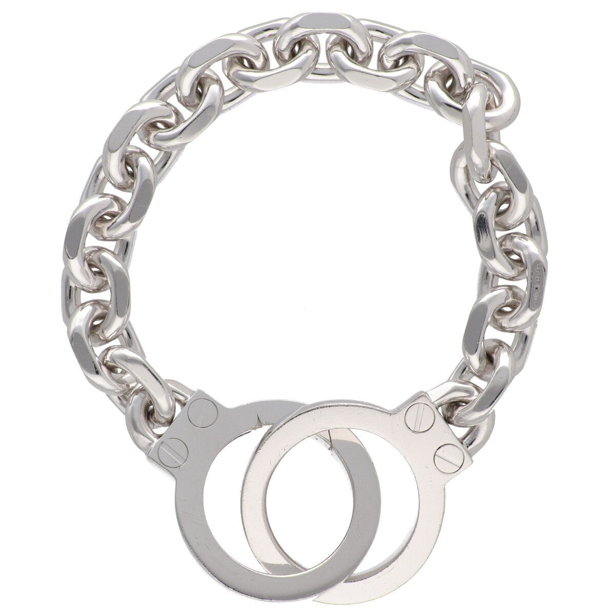 中古】 CELINE セリーヌ ブレスレット 46Y186SIL.36SI チェーン