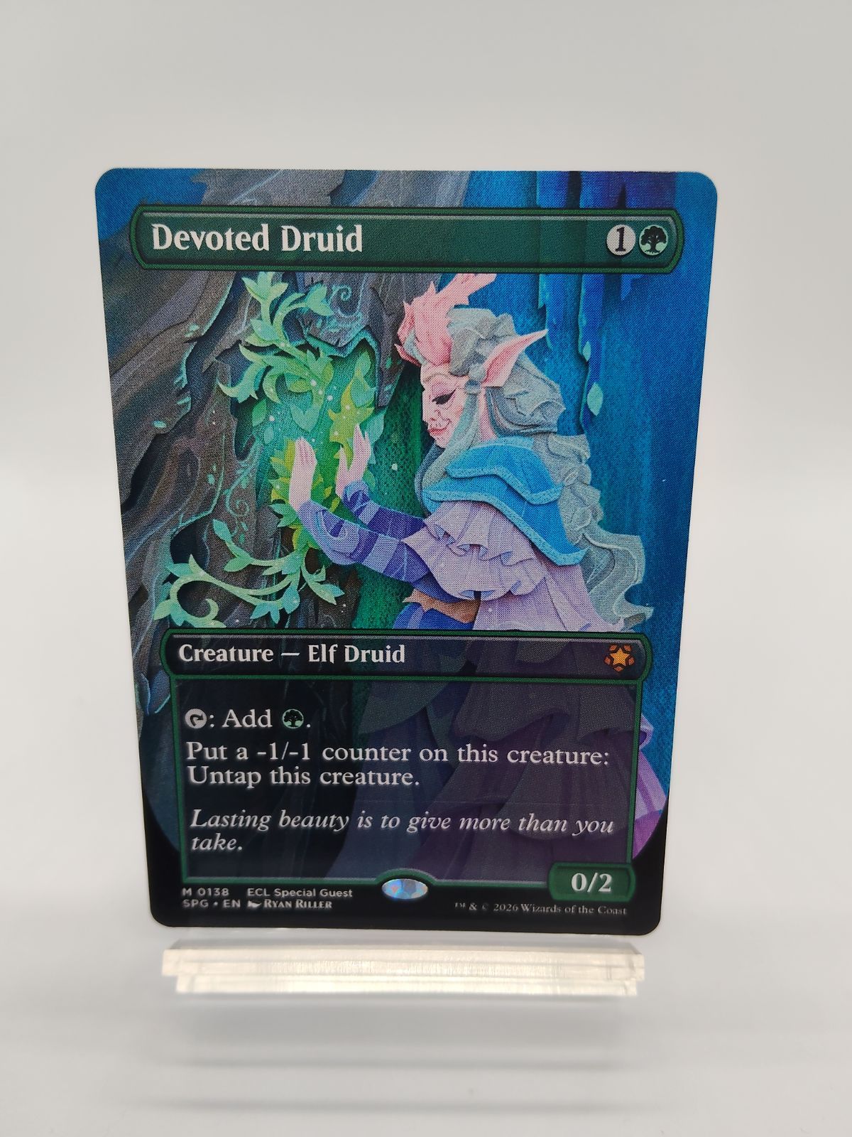 MTG】ボーダーレス 英語 献身のドルイド / Devoted Druid / ECL