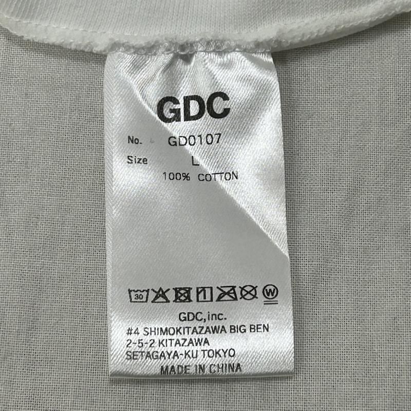 ジーディーシー AVA-Ha 2025 半袖Tシャツ ホワイトGD0107 メンズ L