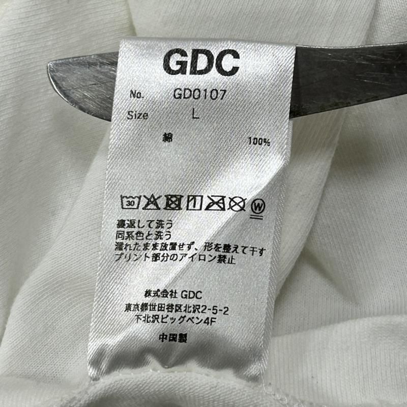 ジーディーシー AVA-Ha 2025 半袖Tシャツ ホワイトGD0107 メンズ L